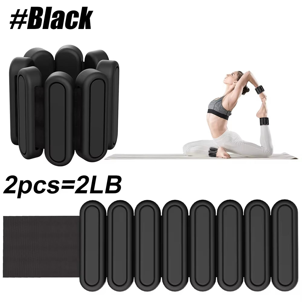 1Pair Wrist & Ankle Weights for Men Women,Wearable Strong Arm & Leg Weights, Adjustable Ankle Weights for Walking, Yoga, Dance