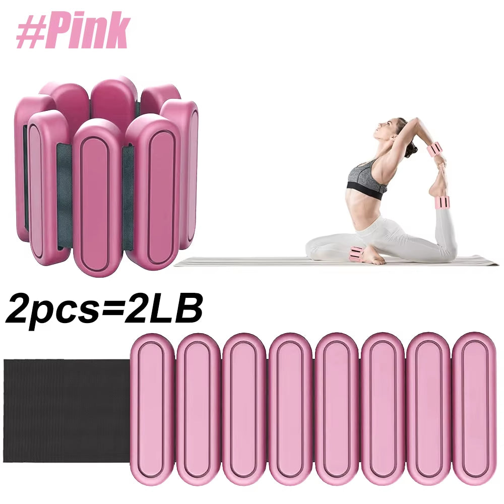 1Pair Wrist & Ankle Weights for Men Women,Wearable Strong Arm & Leg Weights, Adjustable Ankle Weights for Walking, Yoga, Dance